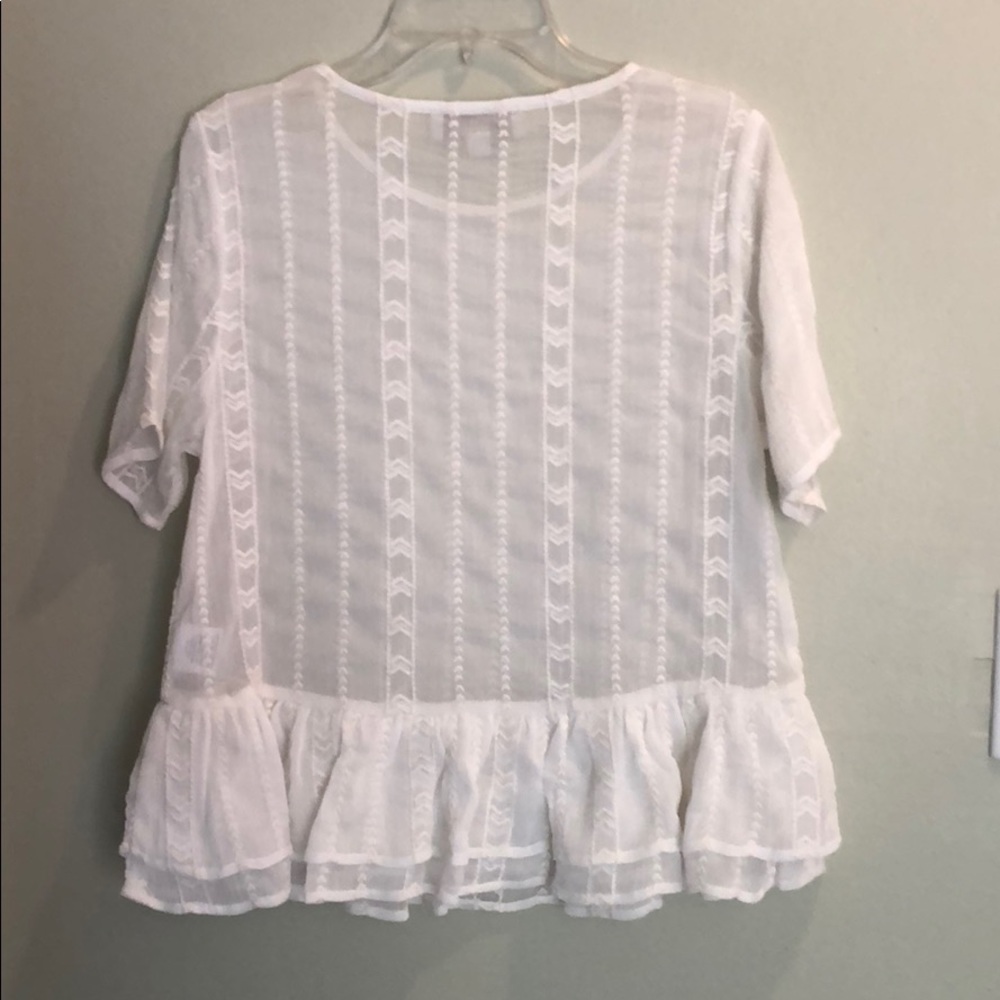 White Lace Top - Picture 3 of 3